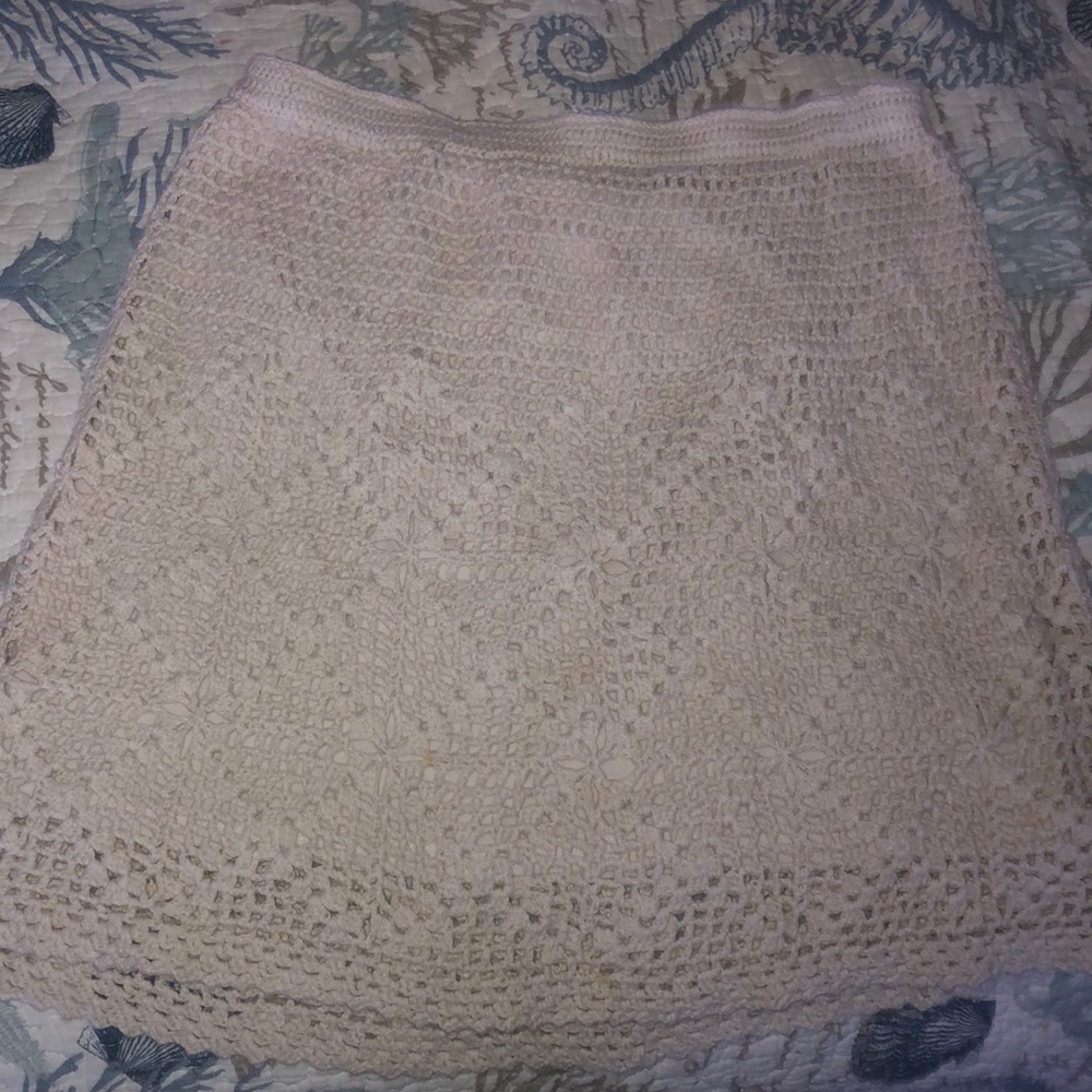 Urban Outfitters mini crochet skirt